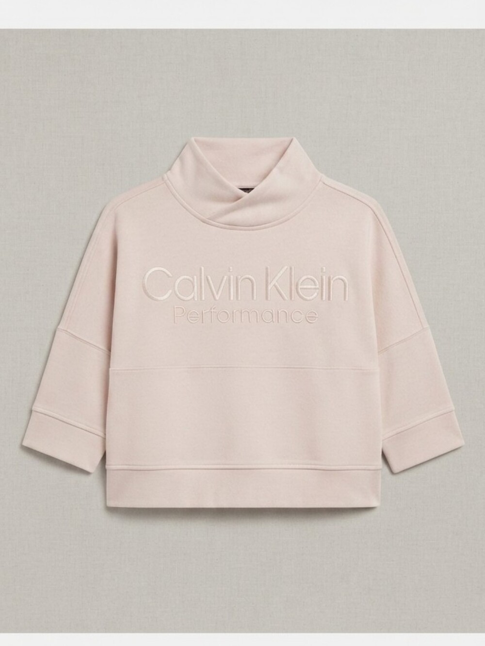 Calvin Klein Women's Light Pink Cowl Neck Sweater